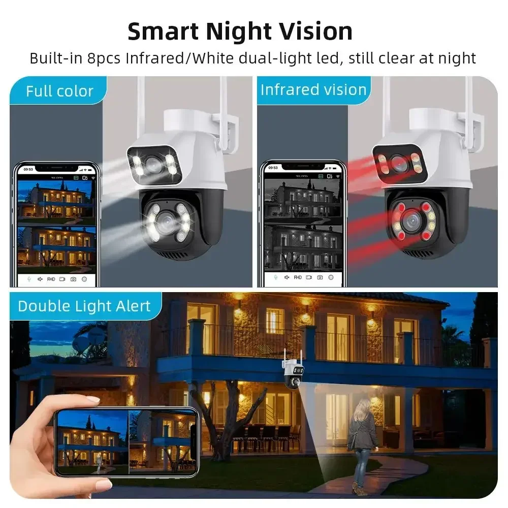 Home Security Wireless Camera - Icsee Xmeye 6MP 8CH Wireless Home