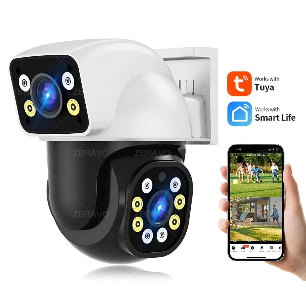 Home Security Siren - Smartlife 8MP WiFi Tuya Outdoor Camera