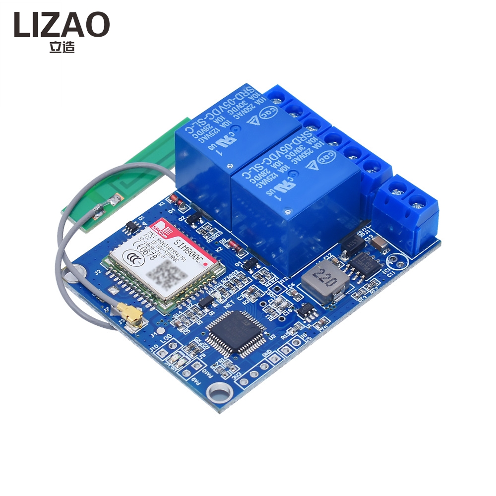 Home Security Using Gsm - LIZAO 1/2 Channel GSM SMS Controller