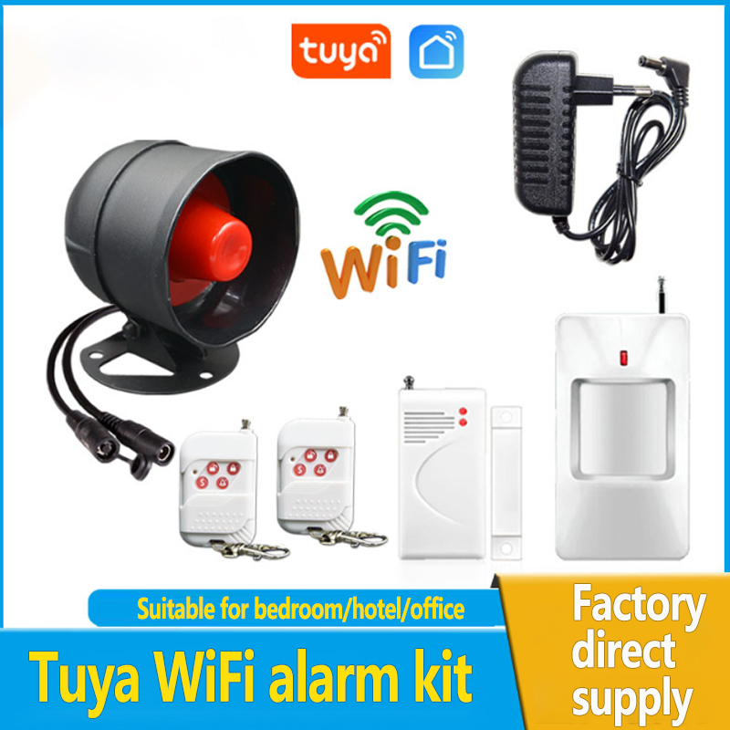 Home Security Siren - Tuya WiFi Smart Siren Alarm 110dB