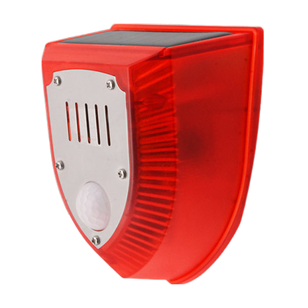 Warning Loud Solar Strobe Ligh - Home Security Yard Sensors recension och pris