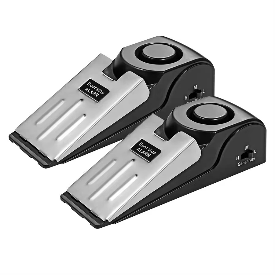 2 Pack Wireless Door Stop Alar - Door Wedge Alarm recension och pris