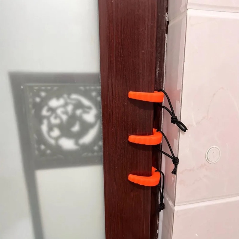 Easy to Use Rubber Door Jam Fi - Door Wedge Alarm recension och pris
