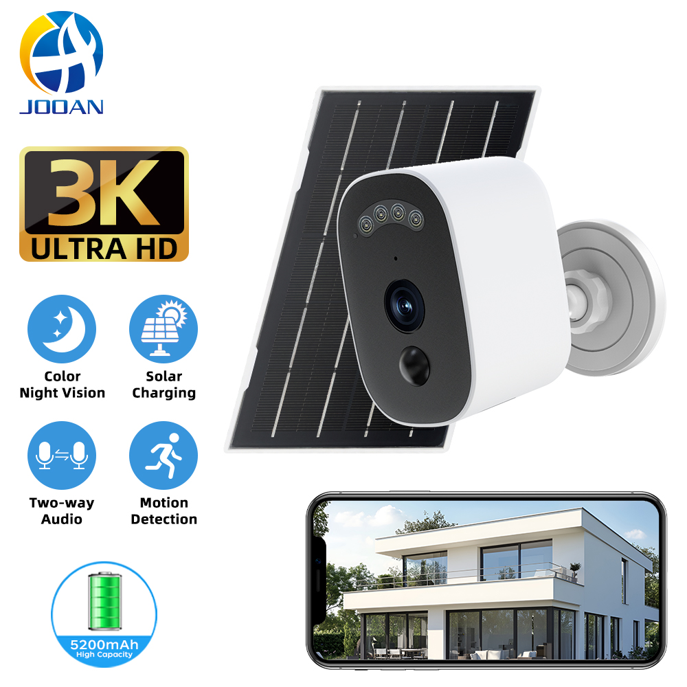 Jooan 3K HD Solar Security Cam - Home Security Wireless Camera recension och pris