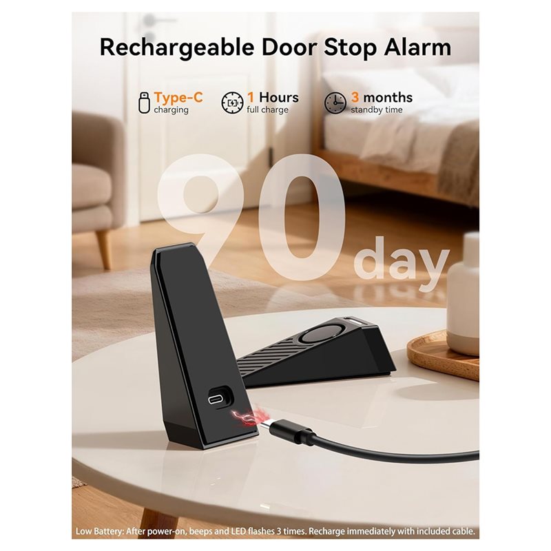 AB34-Door Stop Alarm, Door Sto - Door Wedge Alarm recension och pris