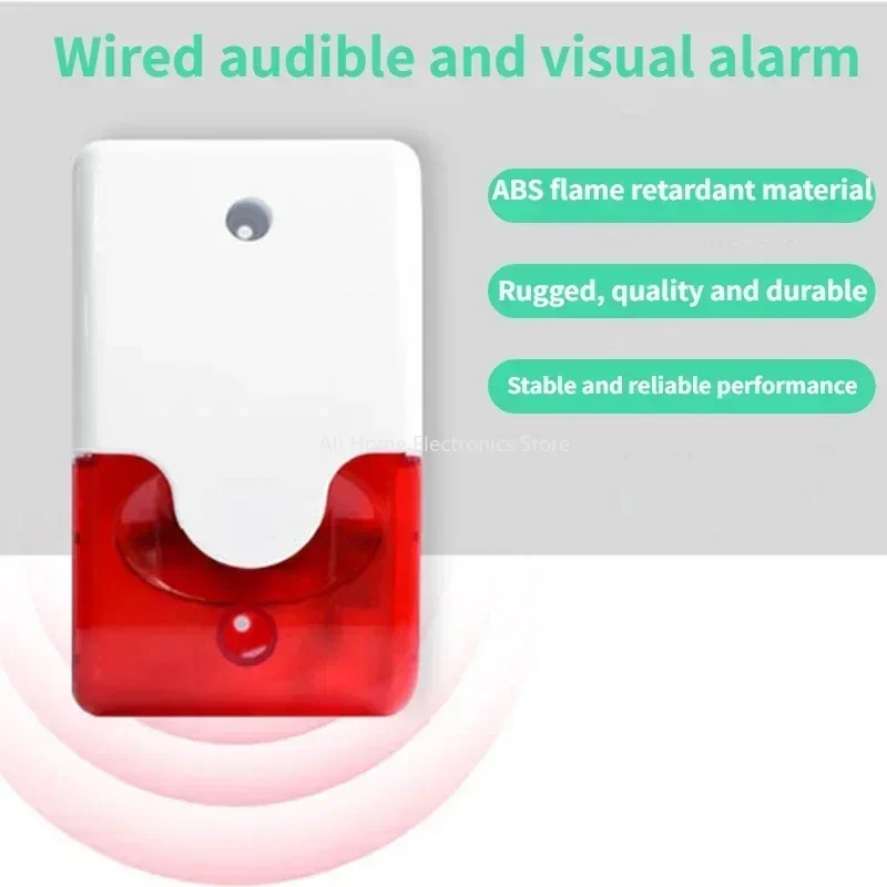 Strobe Siren Alarm 103 dB Horn - Home Security Siren recension och pris