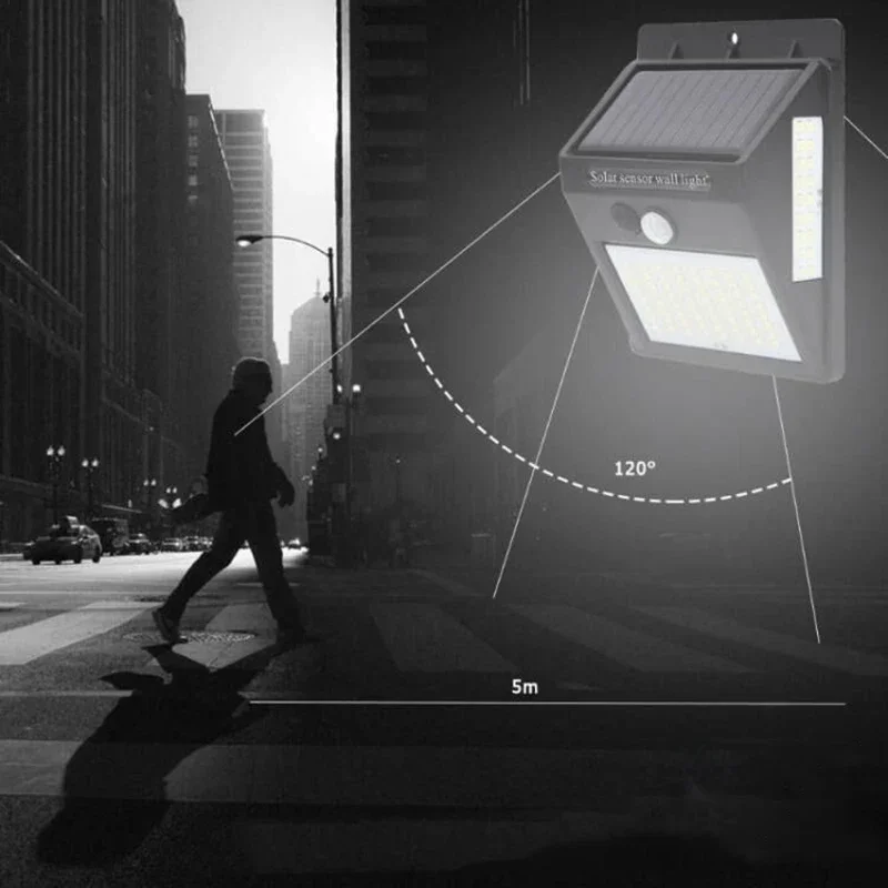Outdoor Solar PIR Motion Senso - Home Security Yard Sensors recension och pris