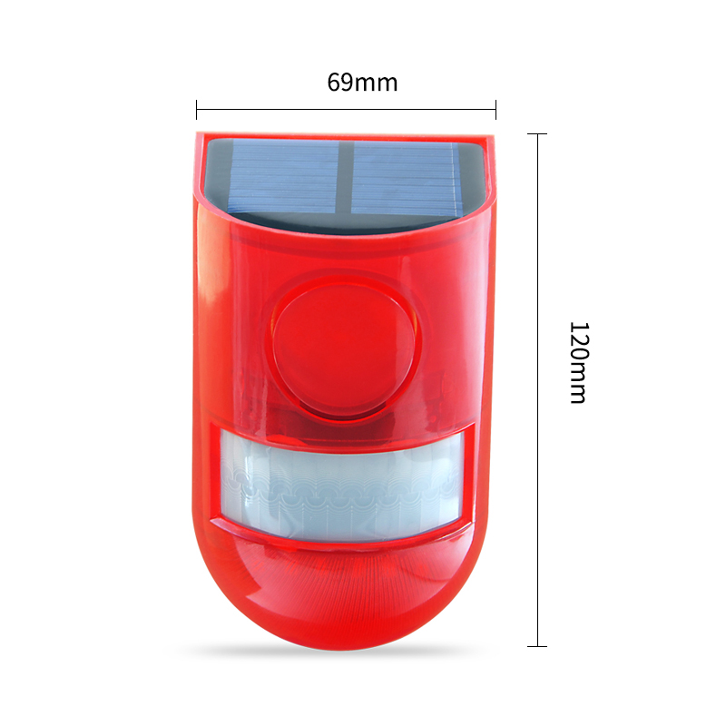 Portable Solar Infrared Motion - Home Security Yard Sensors recension och pris