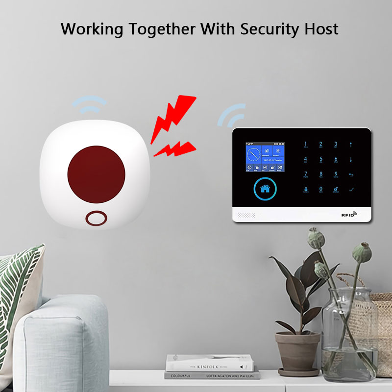 Indoor 433MHz Wireless Siren S - Home Security Siren recension och pris