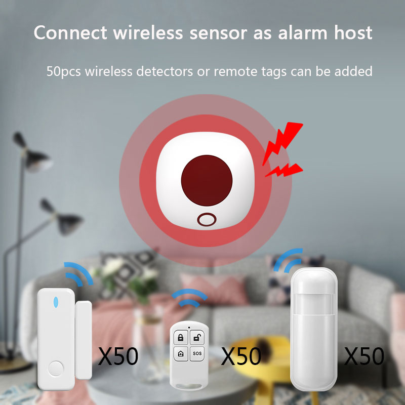 Indoor 433MHz Wireless Siren S - Home Security Siren recension och pris