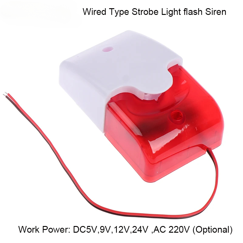 120dB Strobe Siren Alarm | 5V- - Home Security Siren recension och pris