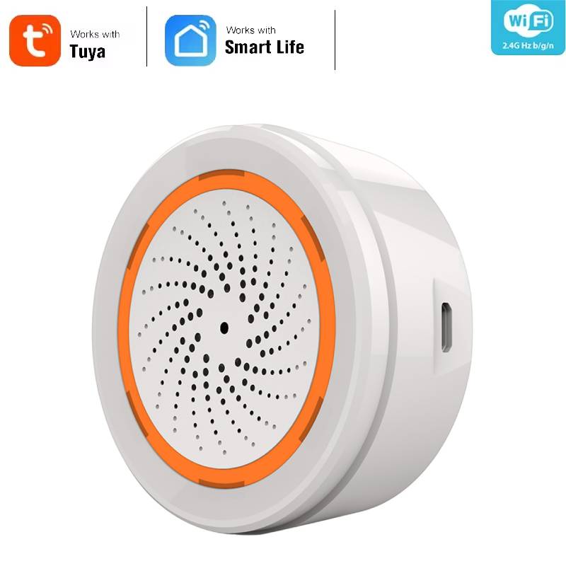 Smart Siren Alarm Tuya Zigbee  - Home Security Siren recension och pris