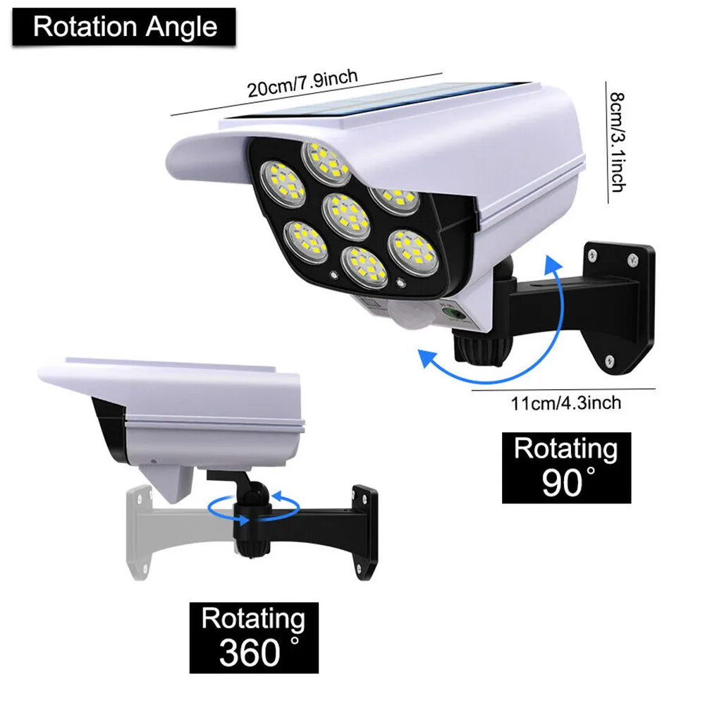 Outdoor Solar Light Motion Sen - Home Security Wireless Camera recension och pris