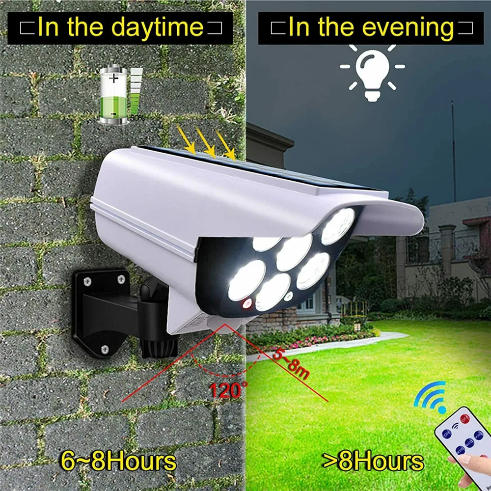 Outdoor Solar Light Motion Sen - Home Security Wireless Camera recension och pris