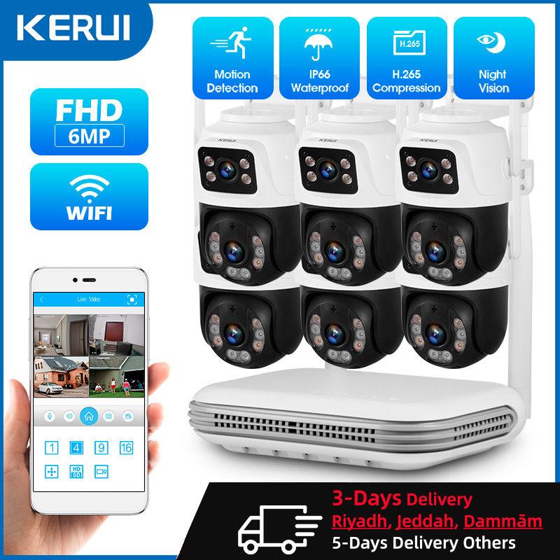 KERUI Waterproof 6MP HD Wirele - Home Security Wireless Camera recension och pris