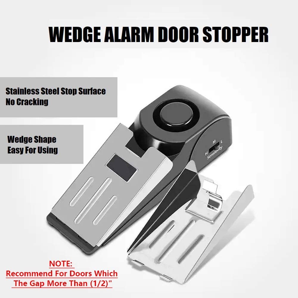 1Pc Door Stopper Alarm Portabl - Door Wedge Alarm recension och pris
