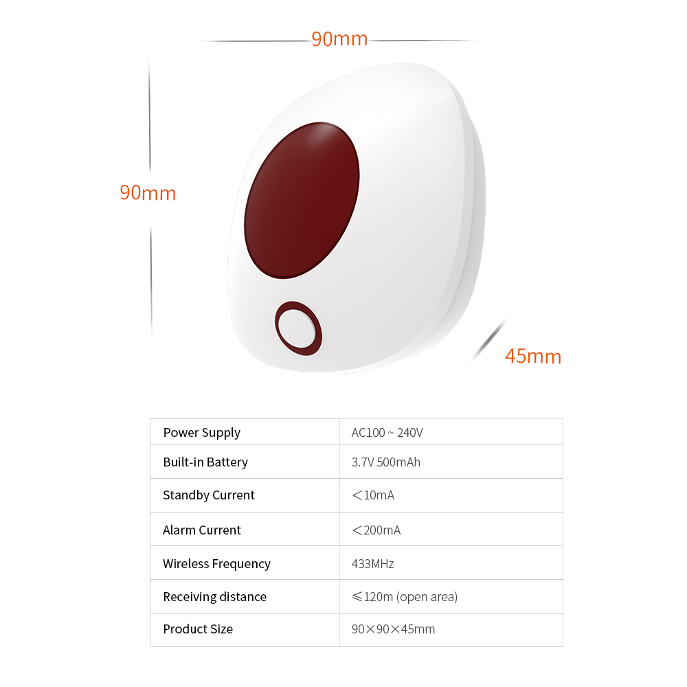 Staniot Indoor Wireless Siren  - Home Security Siren recension och pris