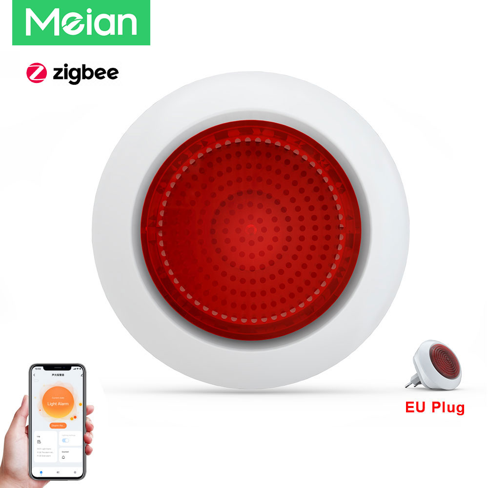 Meian Flash Sound Siren Alarm  - Home Security Siren recension och pris