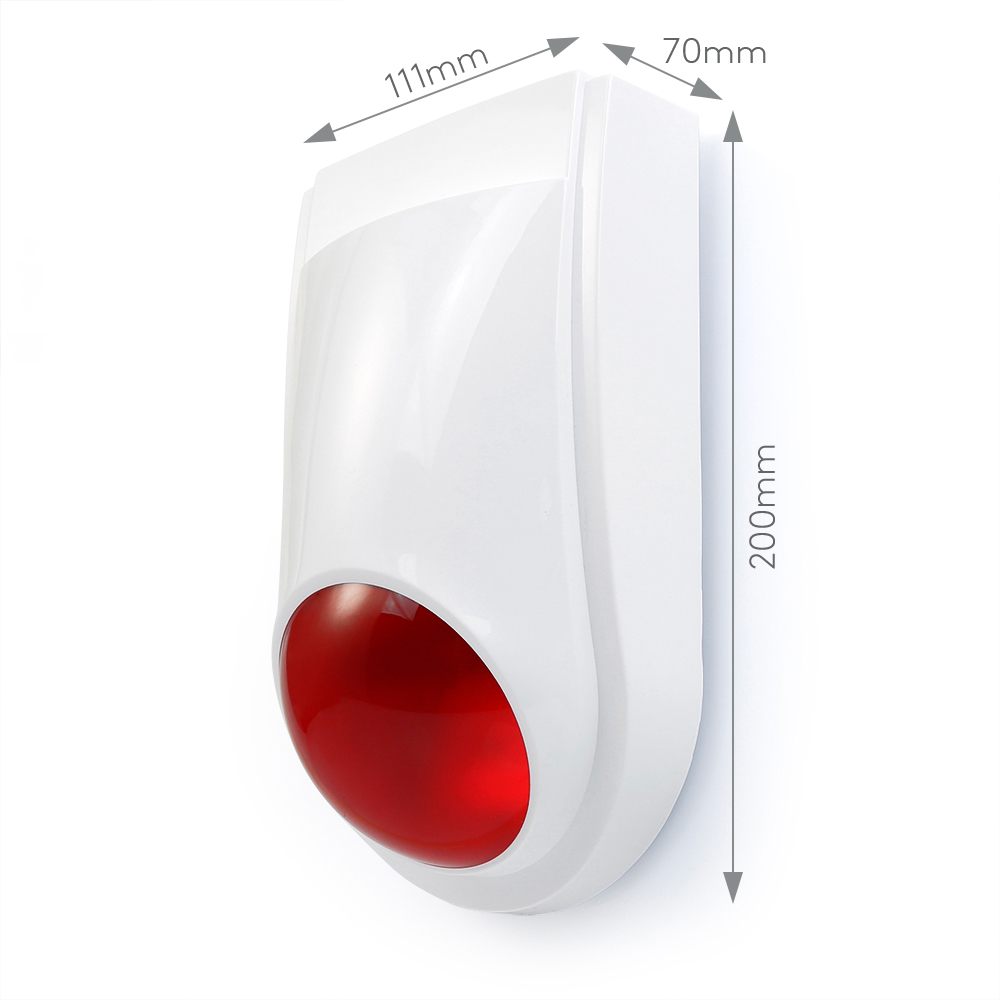Wireless Flash Siren E6 Outdoo - Home Security Siren recension och pris