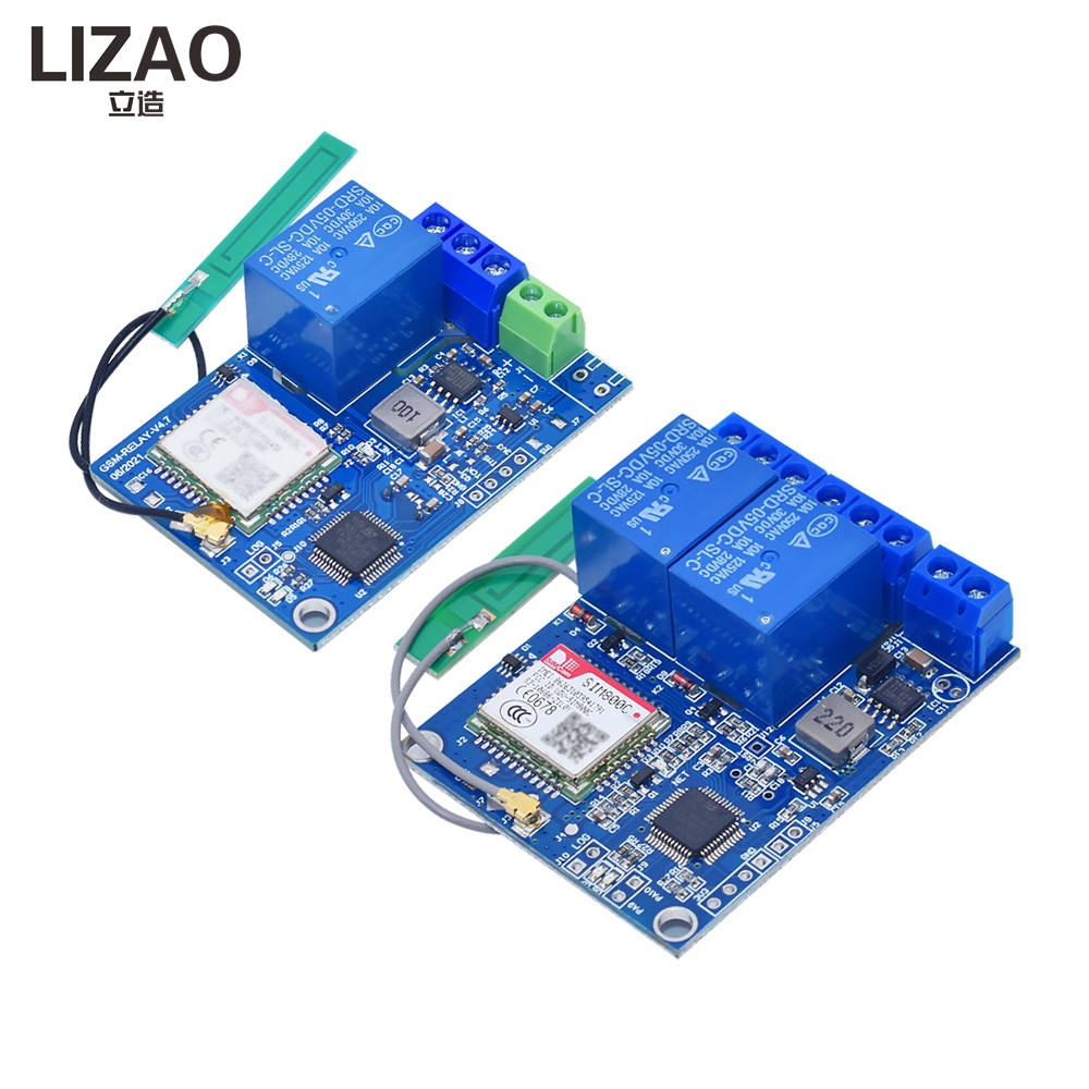 LIZAO 1/2 Channel GSM SMS Cont - Home Security Using Gsm recension och pris