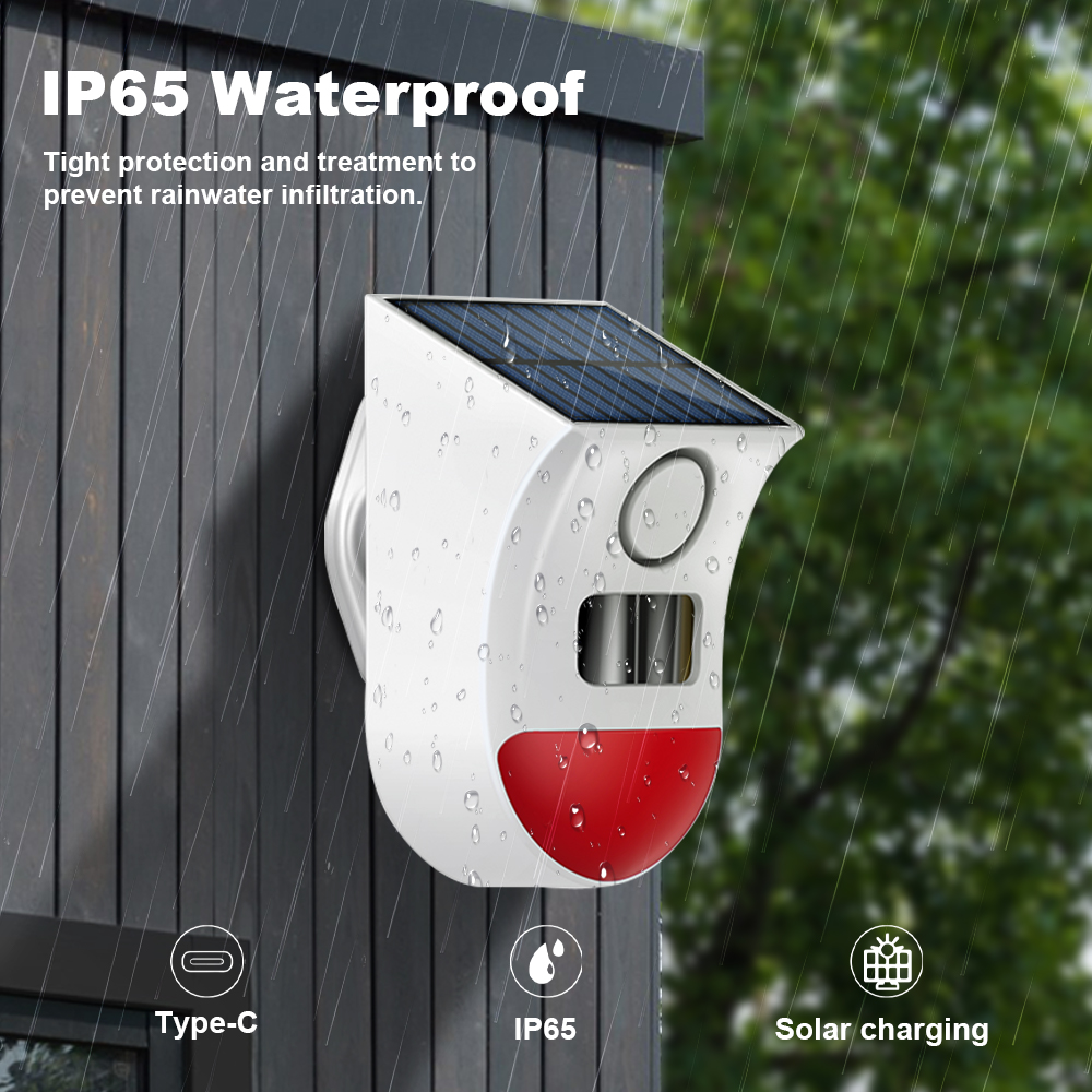 Tuya WiFi Solar Motion Sensor  - Home Security Yard Sensors recension och pris