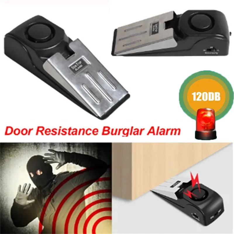 120db Wireless Door Stop Stopp - Door Wedge Alarm recension och pris