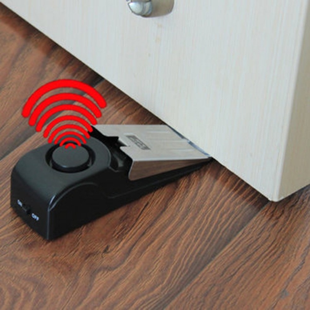 125 DB Anti-theft Burglar Stop - Door Wedge Alarm recension och pris