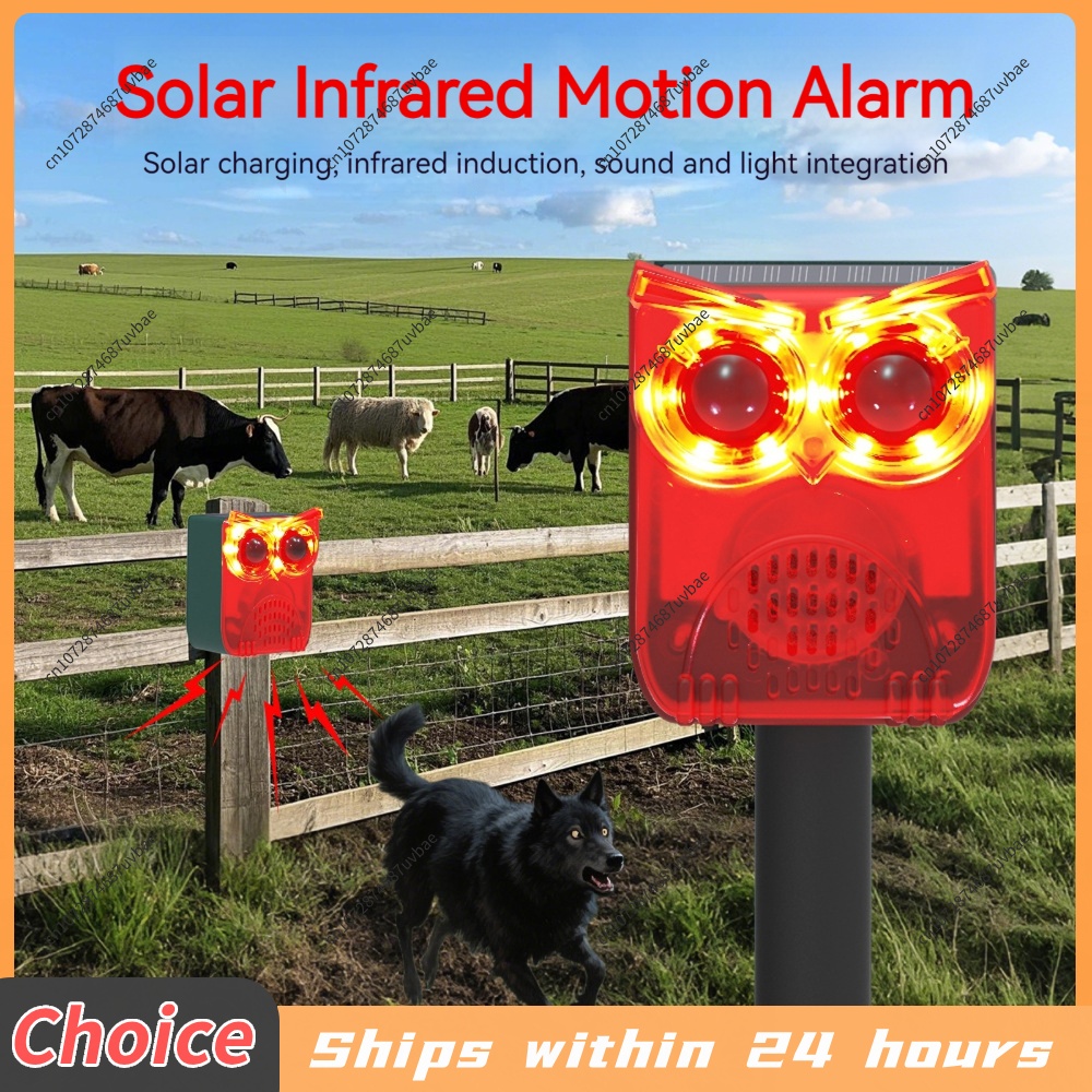 Solar Motion Sensor Alarm Dog  - Home Security Yard Sensors recension och pris
