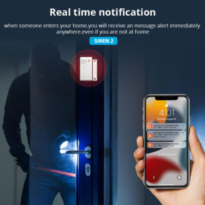 Tuya WiFi Smart Siren Alarm 11 - Home Security Siren recension och pris